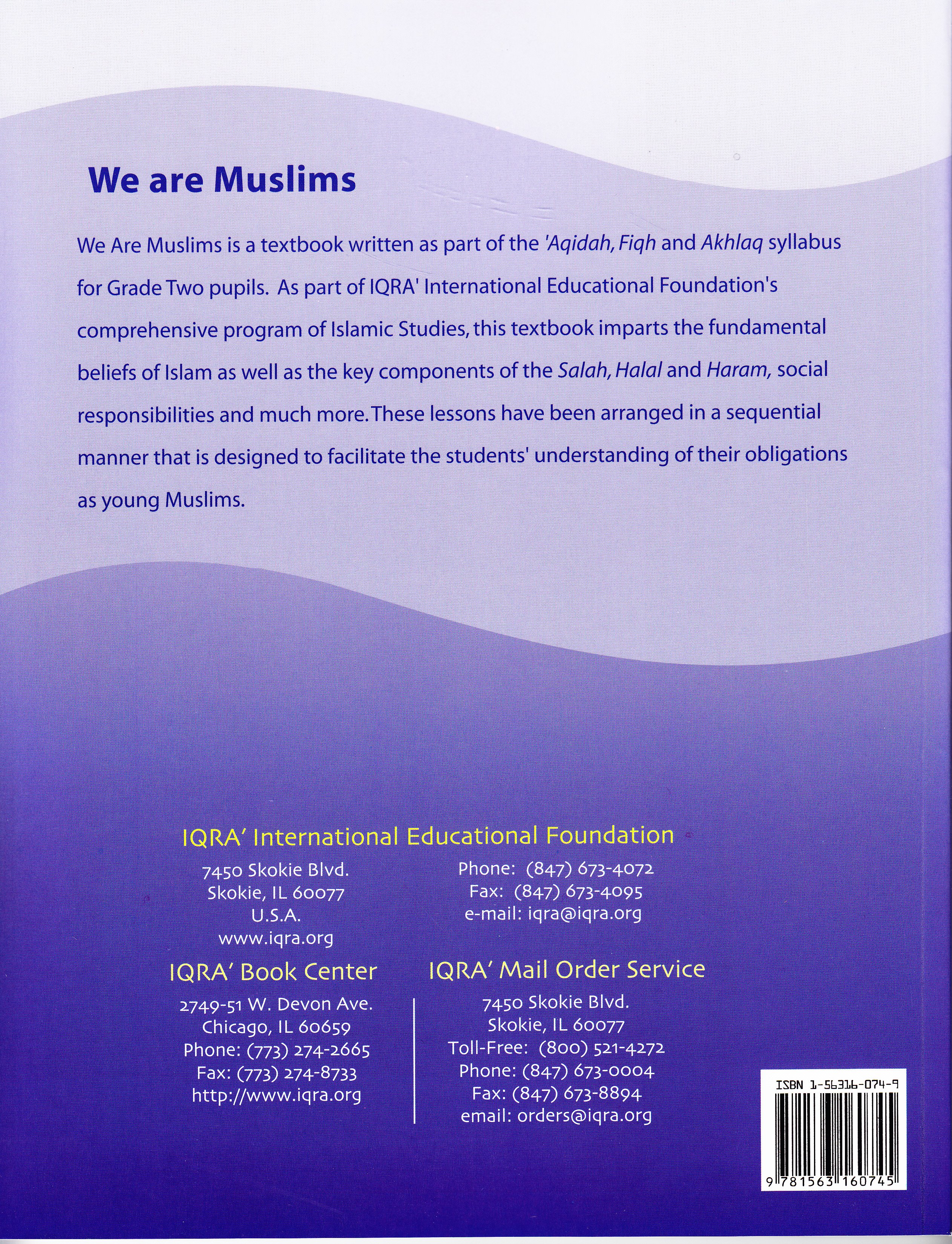 We Are Muslim Grade 2  Textbook