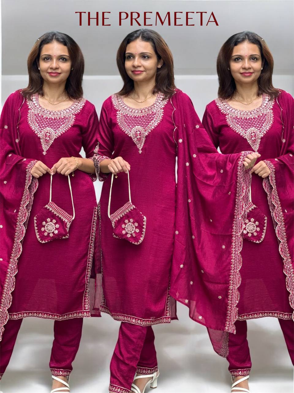 Wine Purple Designer Suit