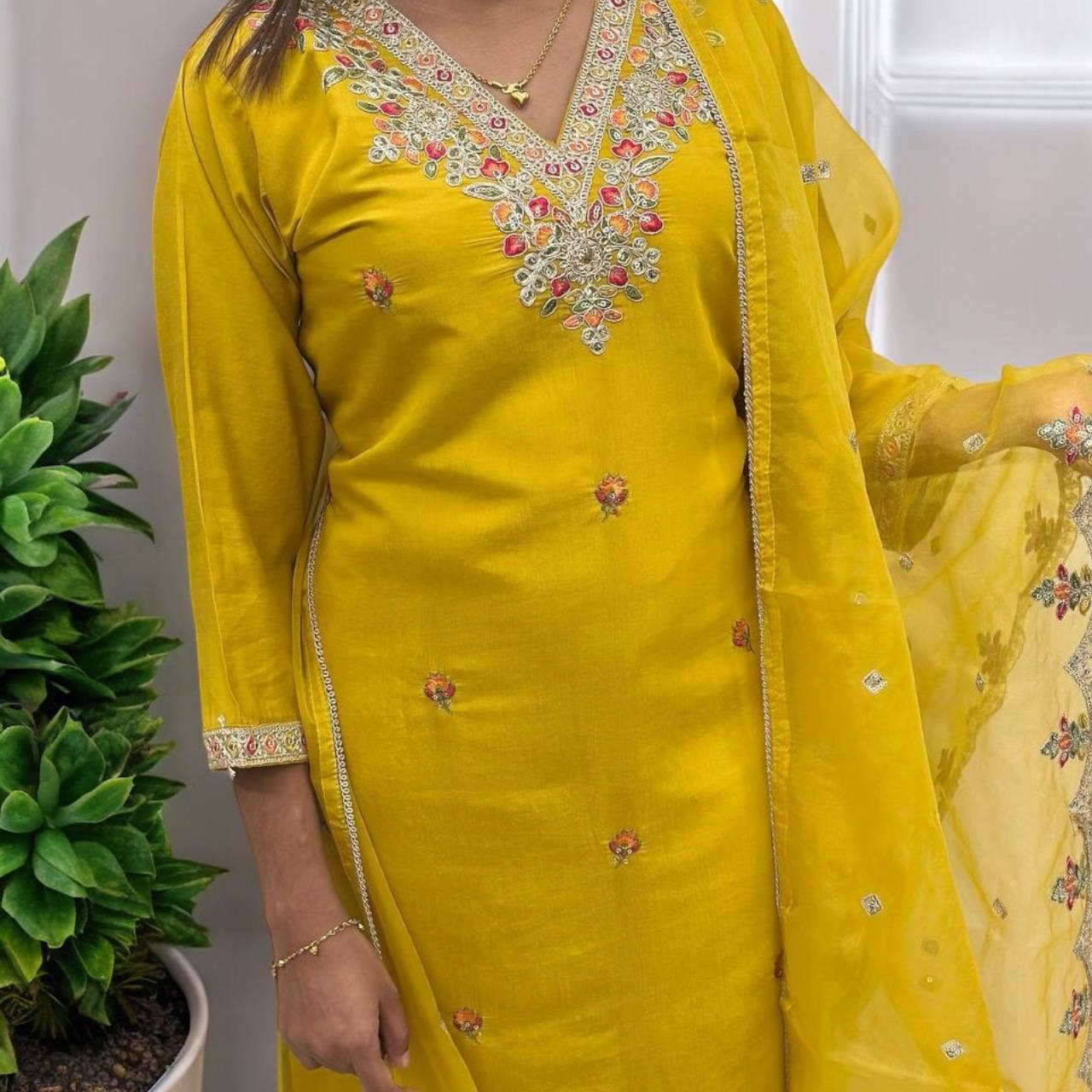 Mustard Yellow Grand Suit