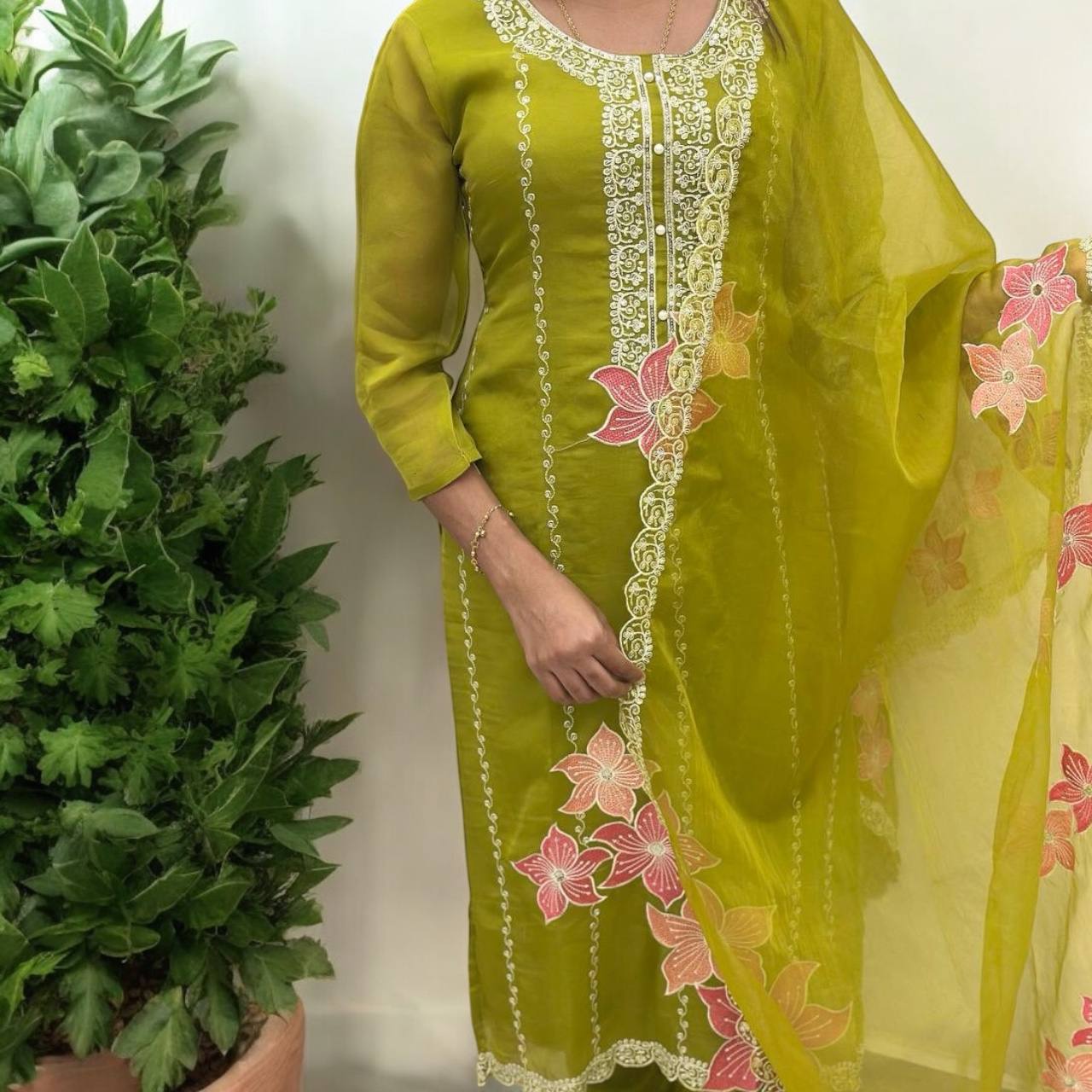 Lime Green Grand Designer Suit