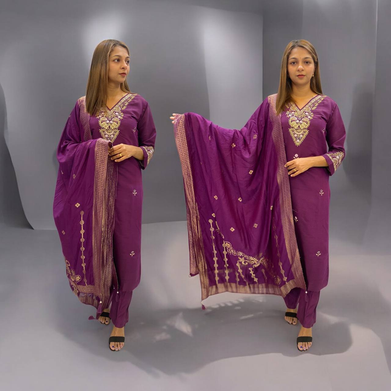 Dark Purple Grand Designer Suit