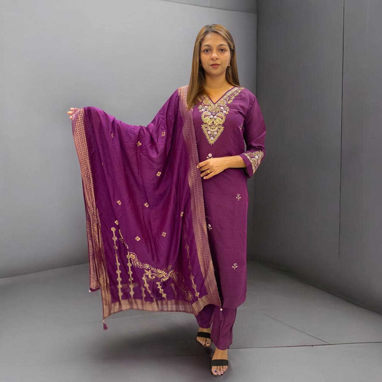Dark Purple Grand Designer Suit