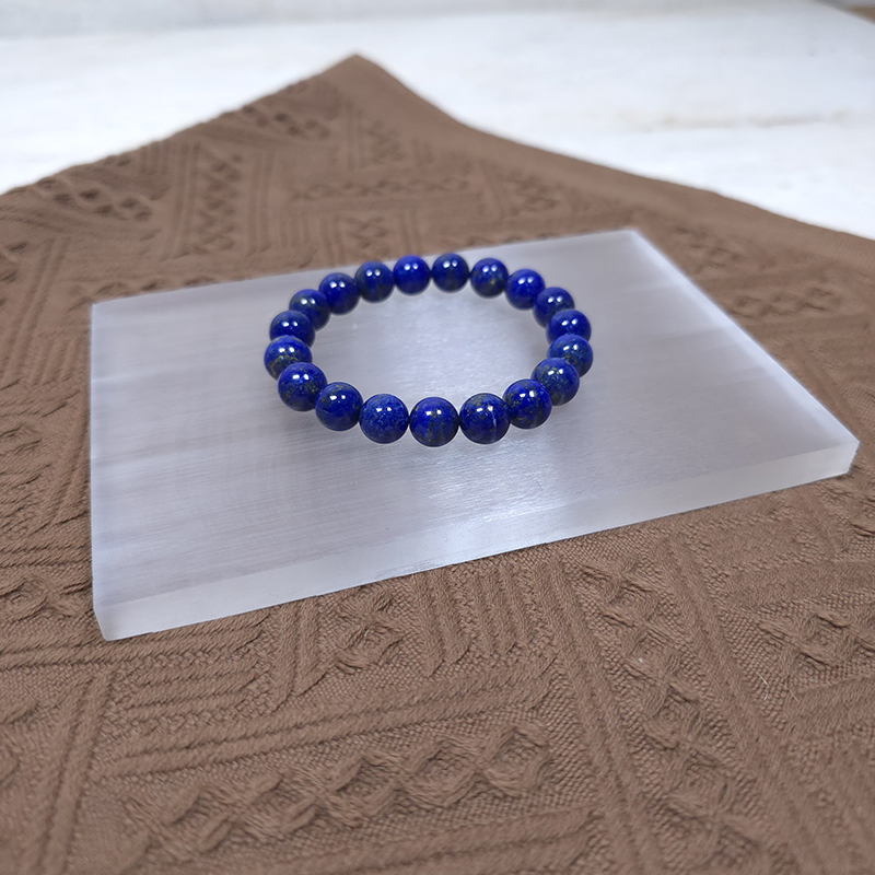 SG LOCAL - AURA HAVEN Natural White Selenite Rectangle Plate 15cm x 10cm Cleansing Crystal