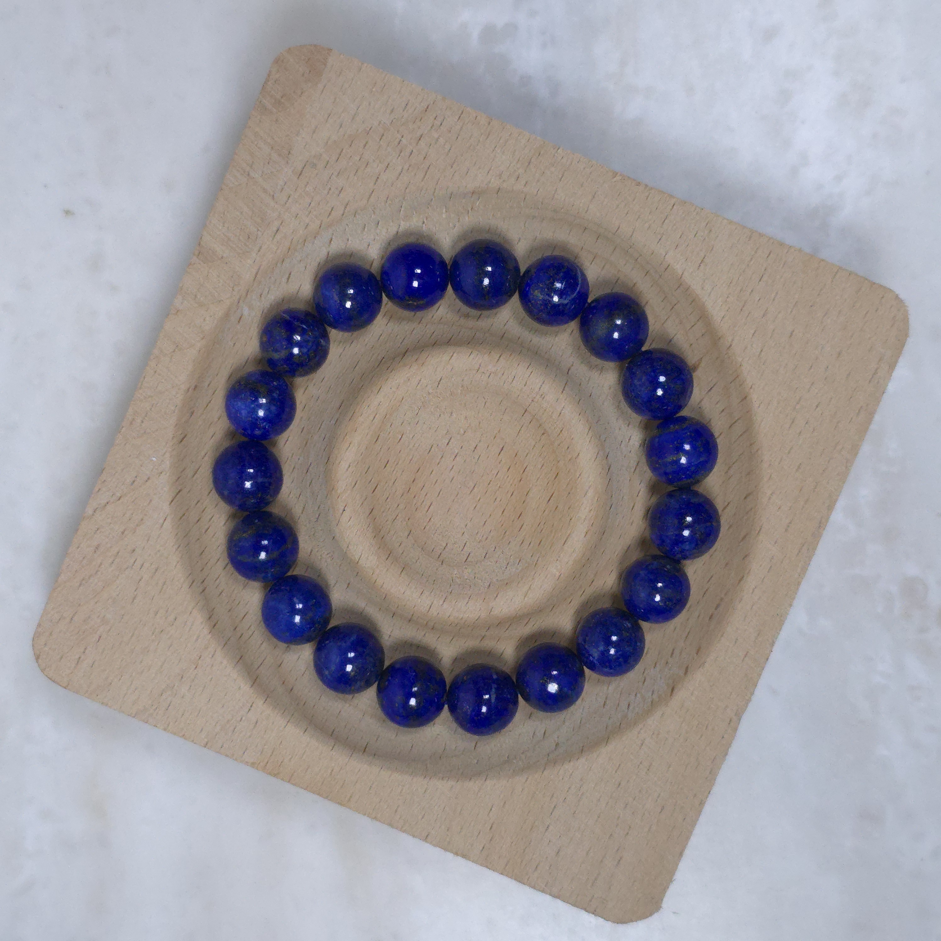 SG LOCAL - AURA HAVEN Premium Natural Afghan Lapis Lazuli Bracelet