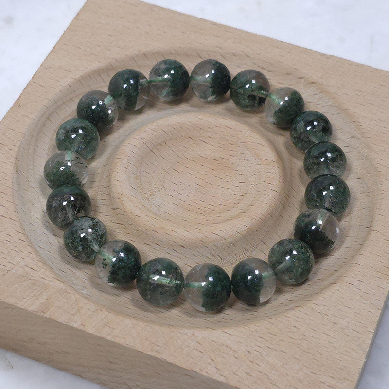 SG LOCAL - AURA HAVEN Premium Brazilian Green Phantom Quartz Bracelet