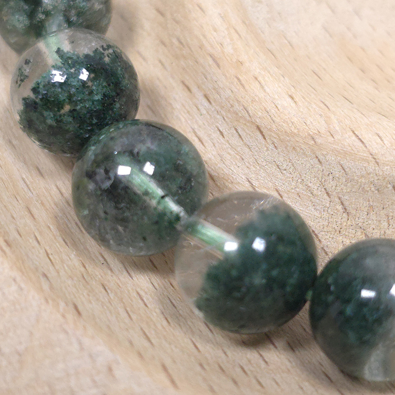 SG LOCAL - AURA HAVEN Premium Brazilian Green Phantom Quartz Bracelet