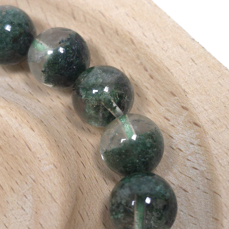 SG LOCAL - AURA HAVEN Premium Brazilian Green Phantom Quartz Bracelet