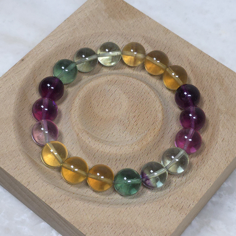 SG LOCAL - AURA HAVEN Rainbow Fluorite Bracelet