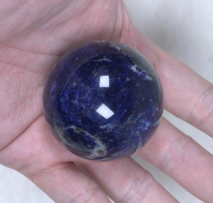 SG LOCAL - AURA HAVEN Natural Sodalite Sphere