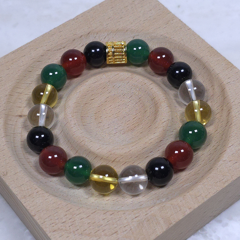 SG LOCAL - AURA HAVEN 5 Element with Abacus Bracelet
