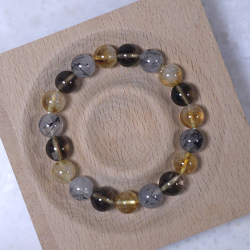 SG LOCAL - AURA HAVEN Golden Smoke Fusion Bracelet [Made-to-order Product]