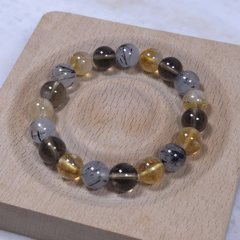 SG LOCAL - AURA HAVEN Golden Smoke Fusion Bracelet [Made-to-order Product]