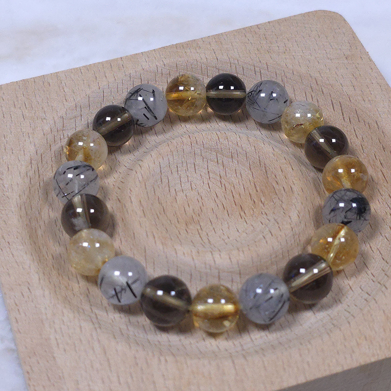 SG LOCAL - AURA HAVEN Golden Smoke Fusion Bracelet [Made-to-order Product]