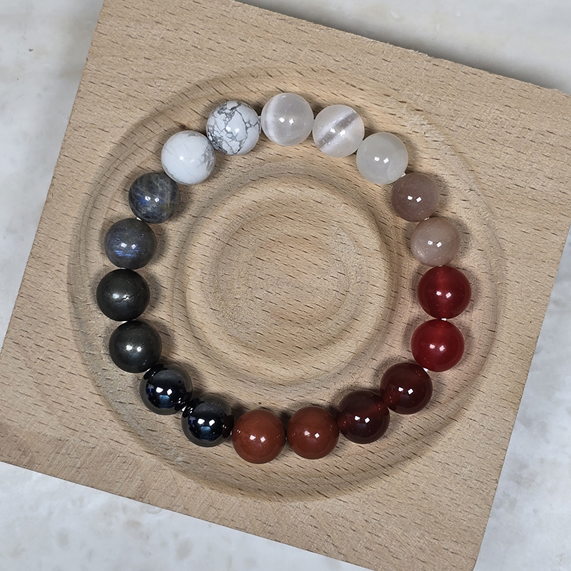 SG LOCAL - AURA HAVEN Metal + Fire Element Bracelet [Made-to-order Product]