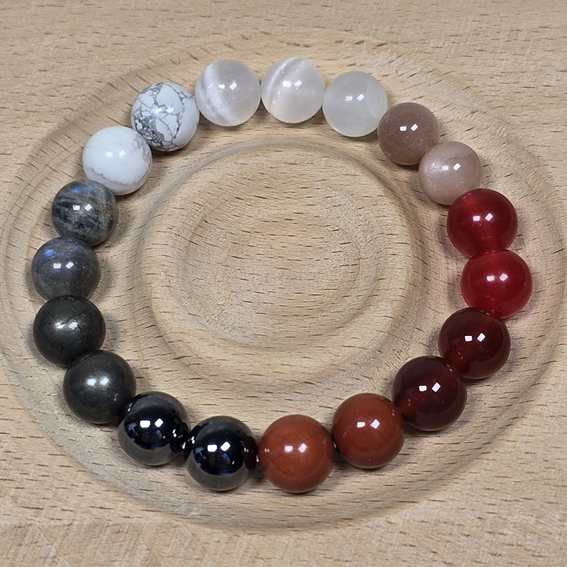 SG LOCAL - AURA HAVEN Metal + Fire Element Bracelet [Made-to-order Product]