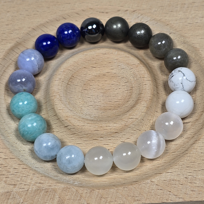 SG LOCAL - AURA HAVEN Metal + Water Element Bracelet [Made-to-order Product]