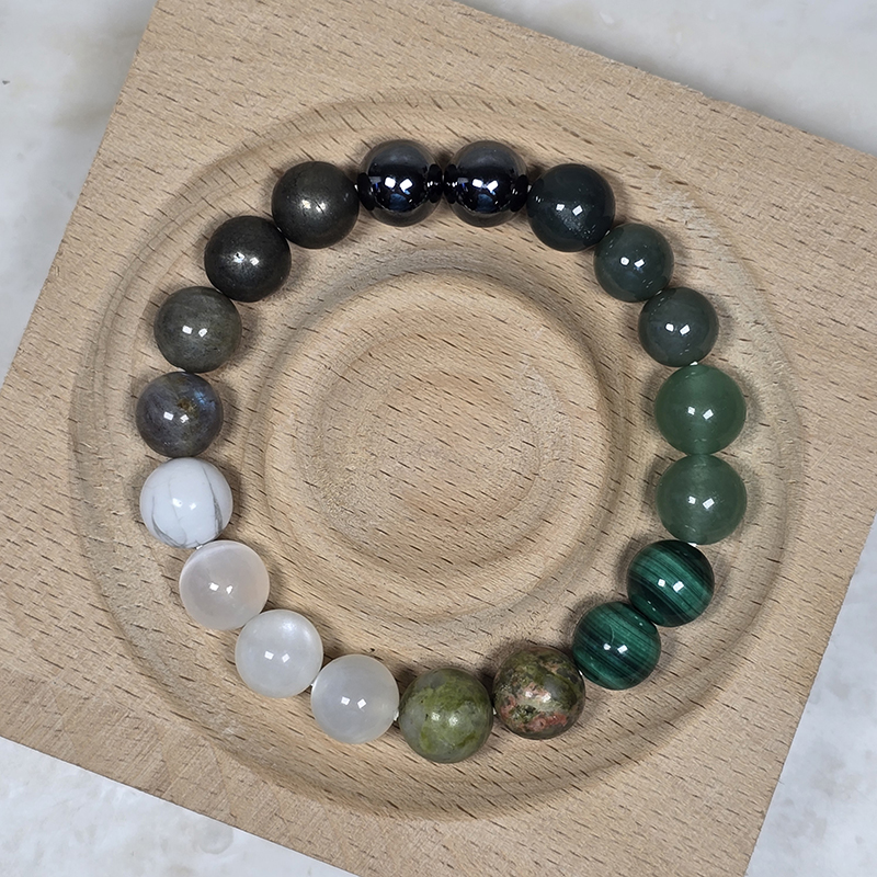 SG LOCAL - AURA HAVEN Metal + Wood Element Bracelet [Made-to-order Product]