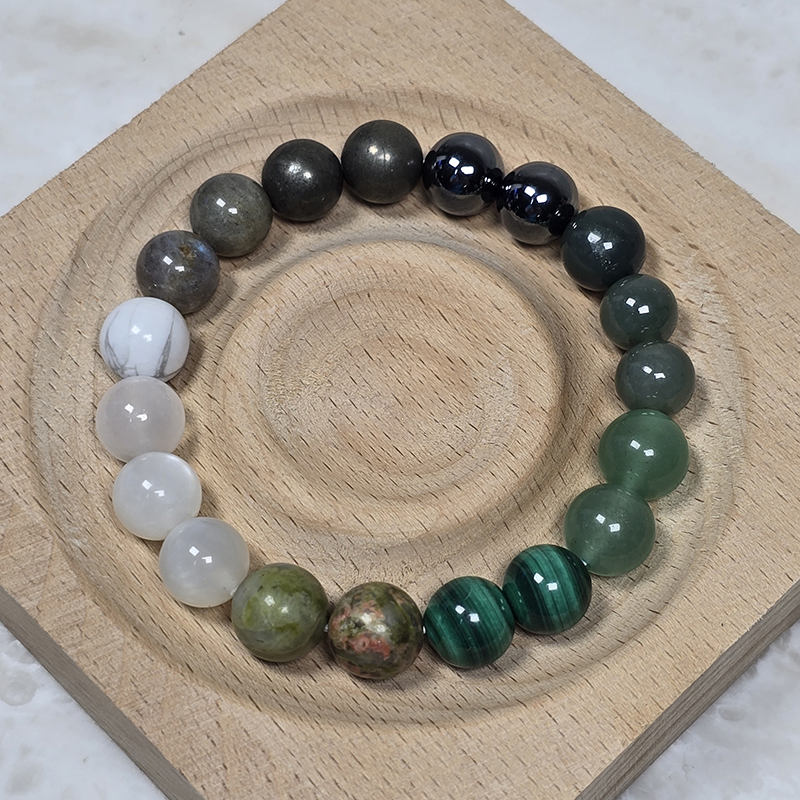SG LOCAL - AURA HAVEN Metal + Wood Element Bracelet [Made-to-order Product]