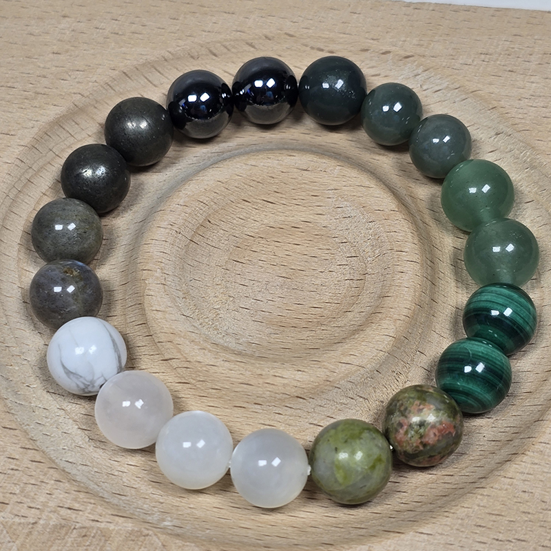 SG LOCAL - AURA HAVEN Metal + Wood Element Bracelet [Made-to-order Product]