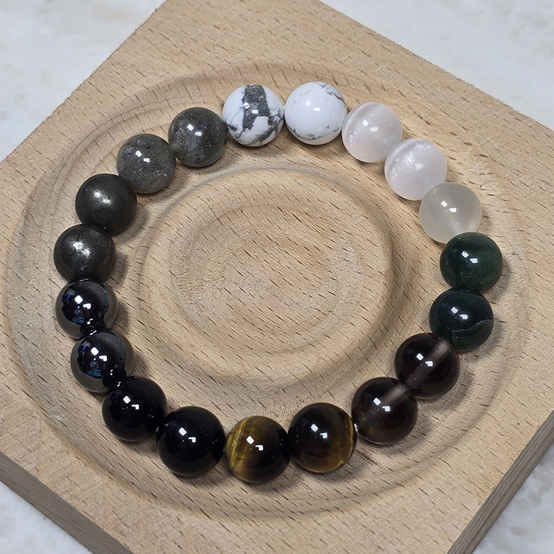 SG LOCAL - AURA HAVEN Metal + Earth Element Bracelet [Made-to-order Product]