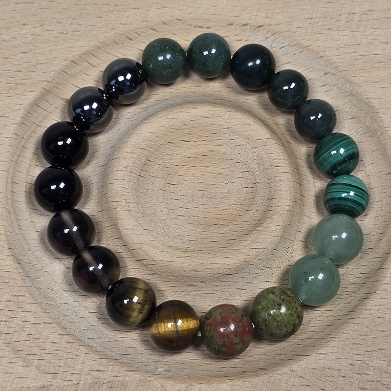 SG LOCAL - AURA HAVEN Wood + Earth Element Bracelet [Made-to-order Product]