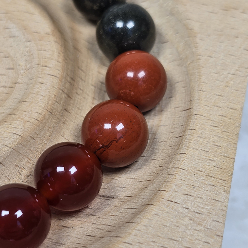 SG LOCAL - AURA HAVEN Wood + Fire Element Bracelet [Made-to-order Product]