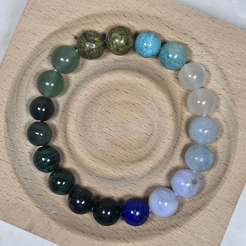SG LOCAL - AURA HAVEN Wood + Water Element Bracelet [Made-to-order Product]