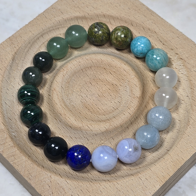 SG LOCAL - AURA HAVEN Wood + Water Element Bracelet [Made-to-order Product]