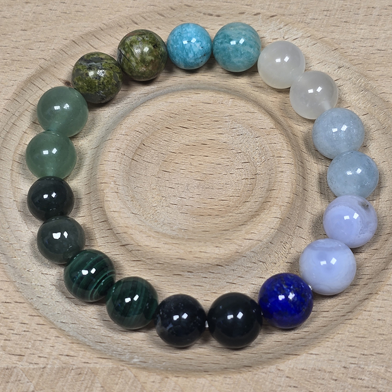 SG LOCAL - AURA HAVEN Wood + Water Element Bracelet [Made-to-order Product]