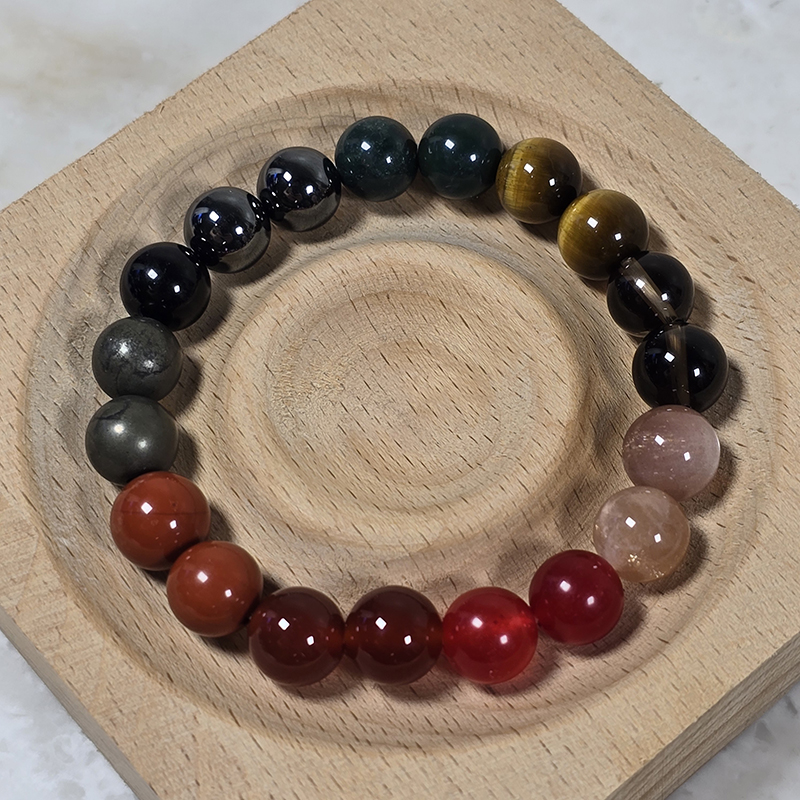 SG LOCAL - AURA HAVEN Earth + Fire Element Bracelet [Made-to-order Product]