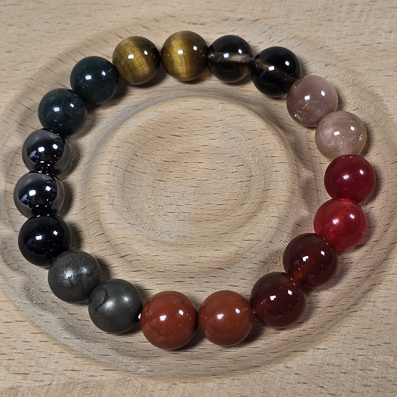 SG LOCAL - AURA HAVEN Earth + Fire Element Bracelet [Made-to-order Product]