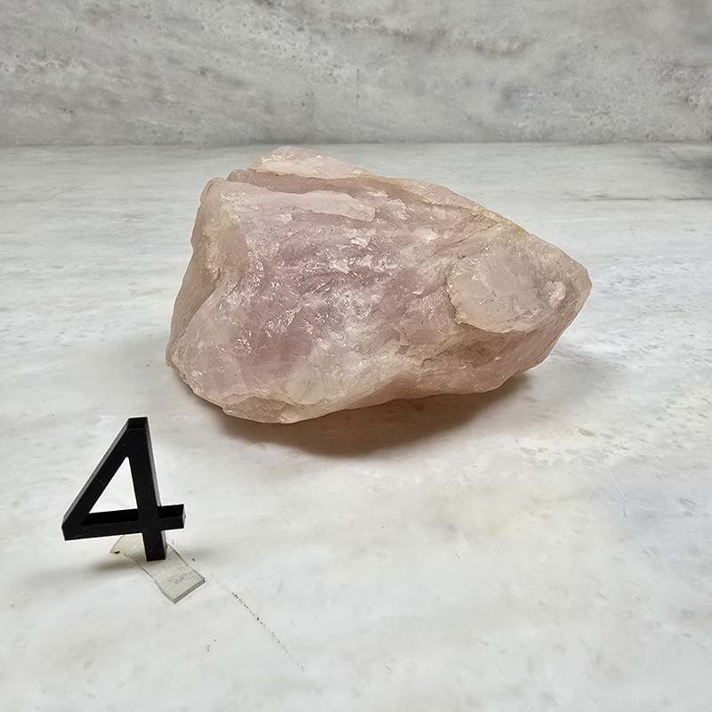 SG LOCAL - AURA HAVEN Rose Quartz Raw stone appox. 350 - 500gm