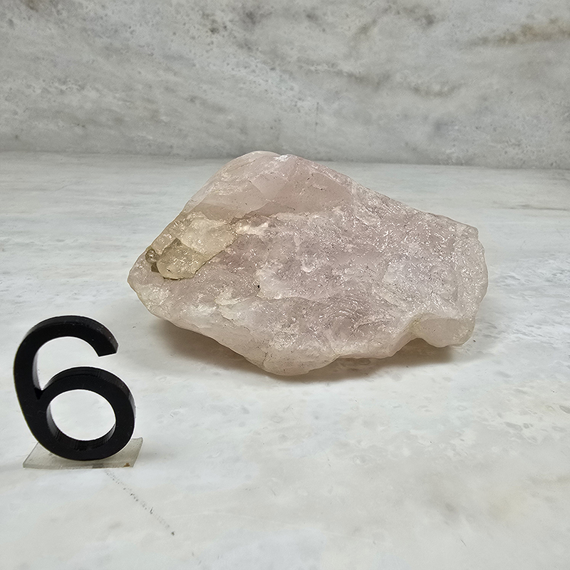 SG LOCAL - AURA HAVEN Rose Quartz Raw stone appox. 350 - 500gm