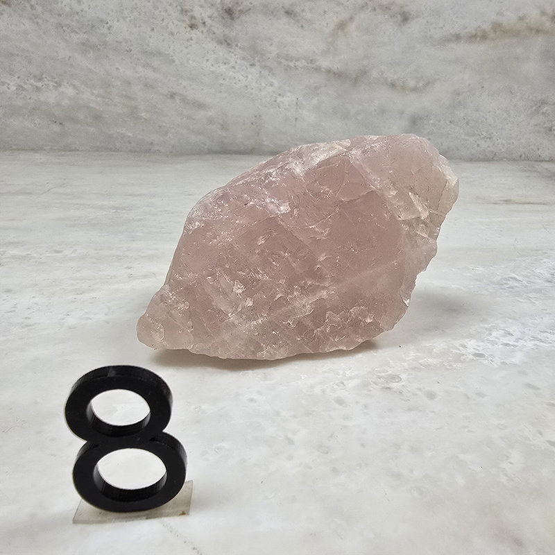 SG LOCAL - AURA HAVEN Rose Quartz Raw stone appox. 350 - 500gm