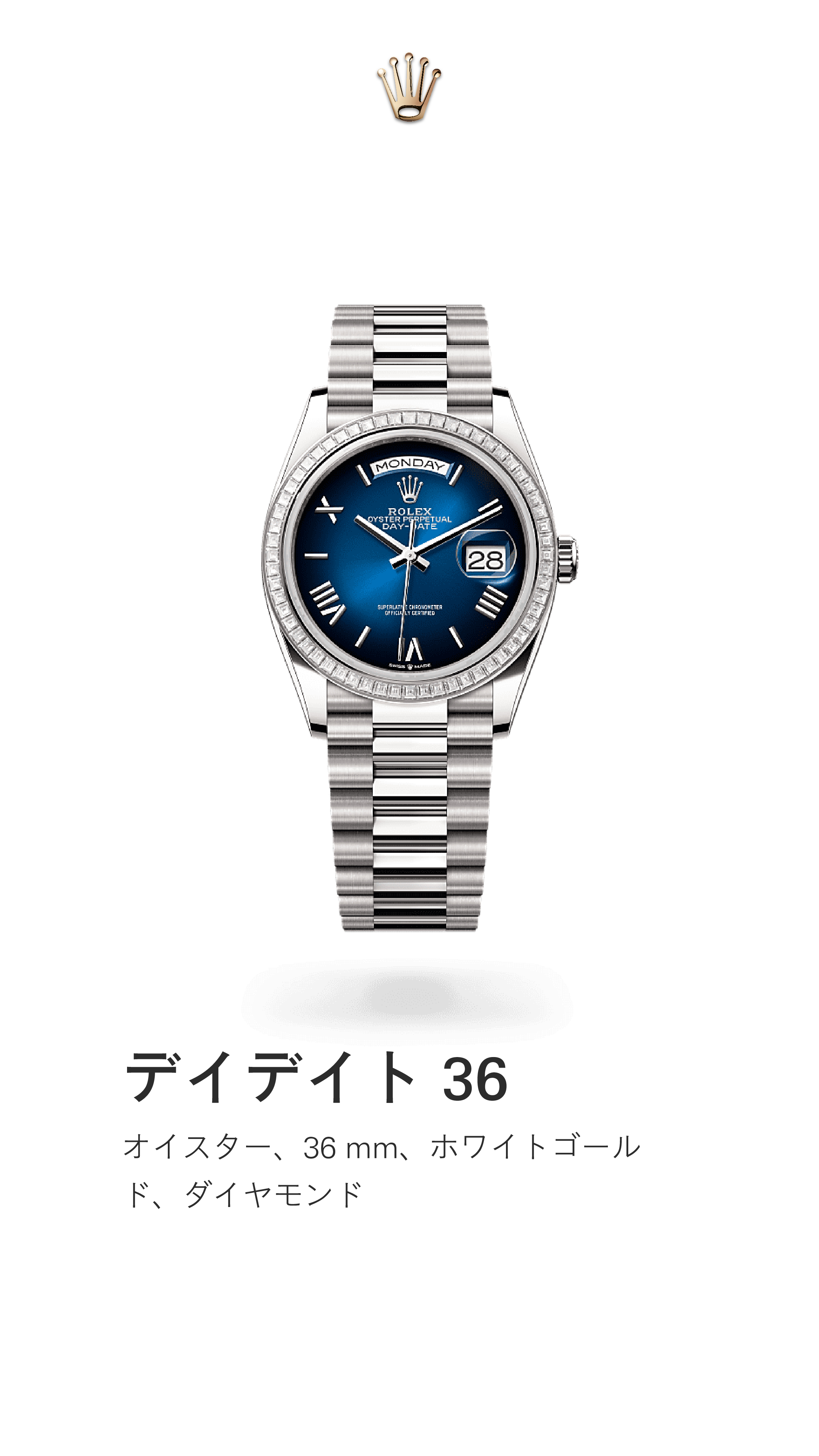 デイデイト 36｜オイスター 36mm｜リファレンス 128399TBR-0021