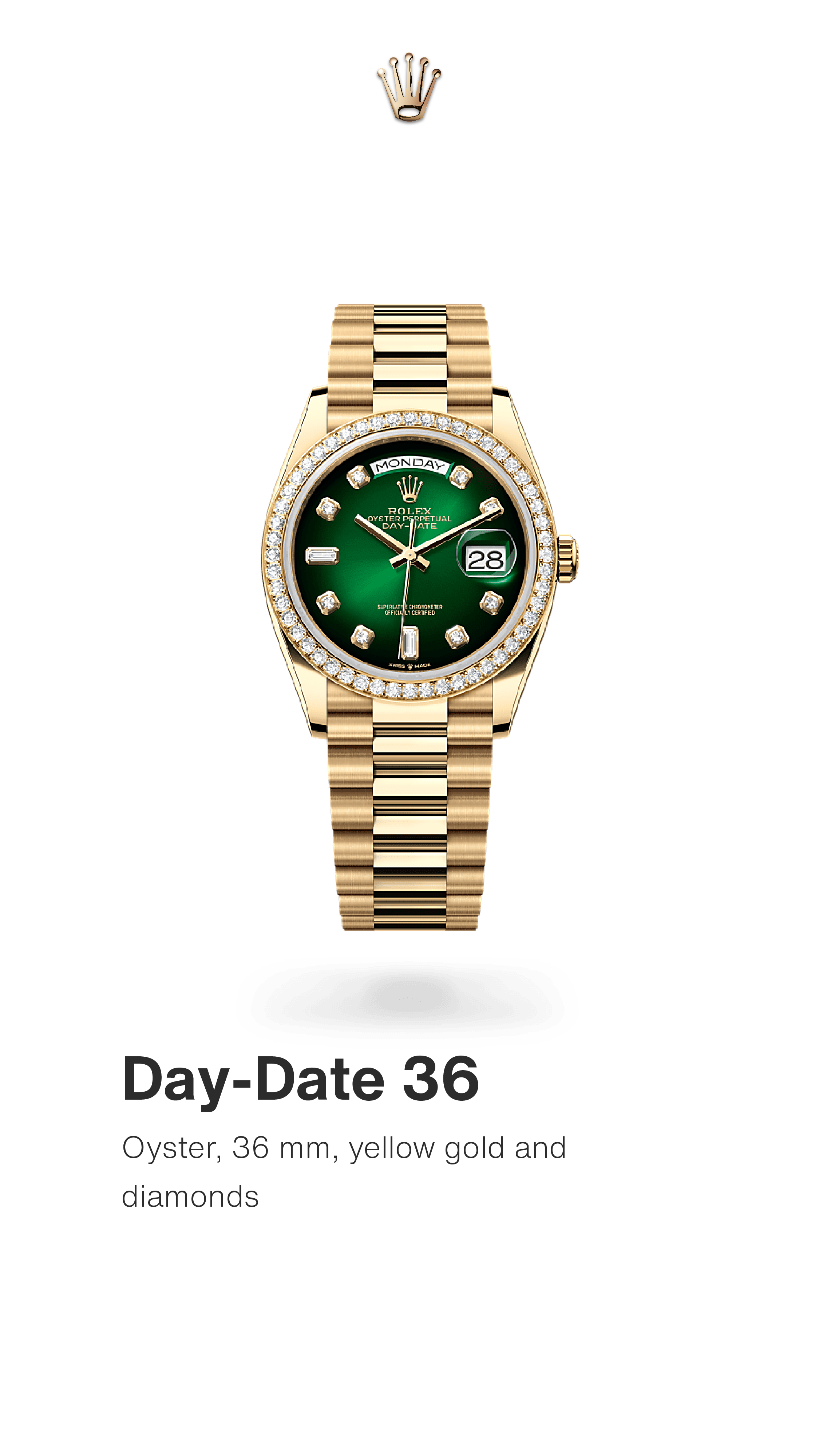 デイデイト 36｜オイスター 36mm｜リファレンス 128348RBR-0035