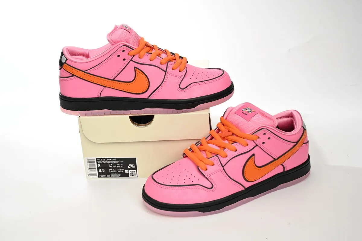 The Powerpuff Girls x Dunk Low Pro SB QS 'Blossom' 