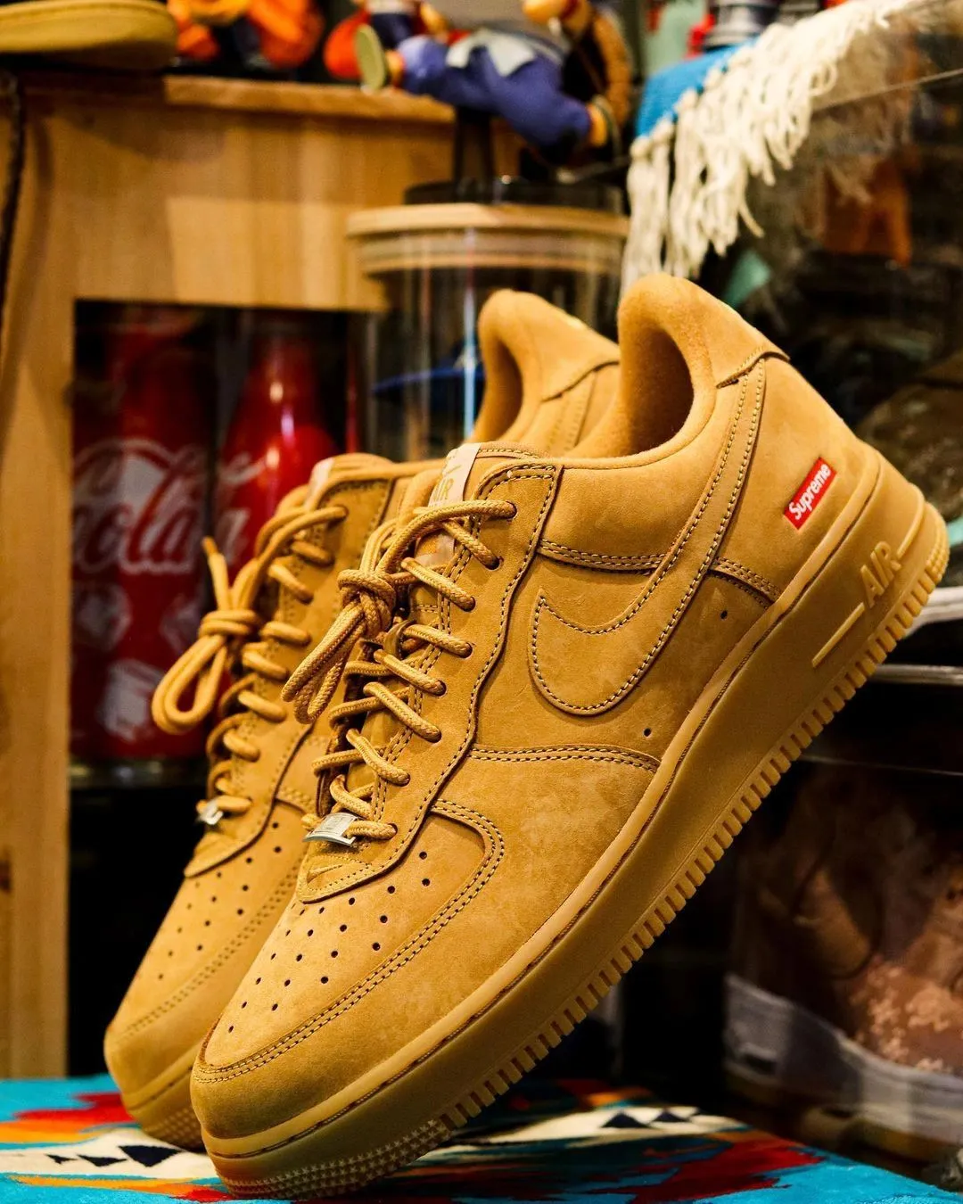 ★人気★【NIKE ×SUPREME】★AIR FORCE 1 LOW★男女兼用★