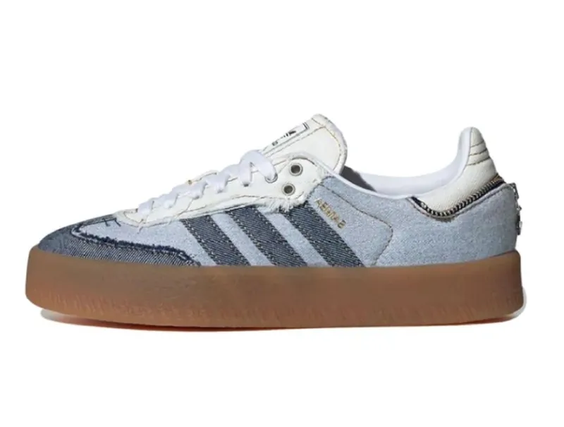 ★おしゃれコラボ atmos pink×adidas Originals Sambaeデニム