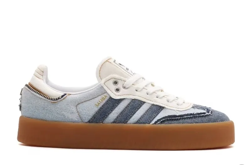 ★おしゃれコラボ atmos pink×adidas Originals Sambaeデニム