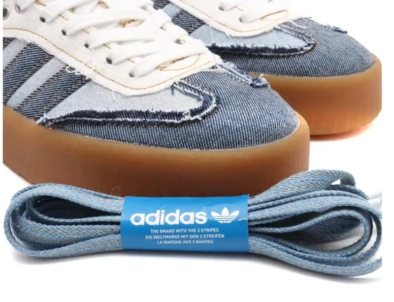 ★おしゃれコラボ atmos pink×adidas Originals Sambaeデニム