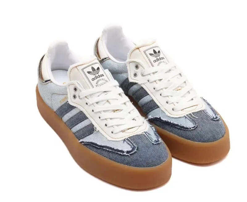 ★おしゃれコラボ atmos pink×adidas Originals Sambaeデニム