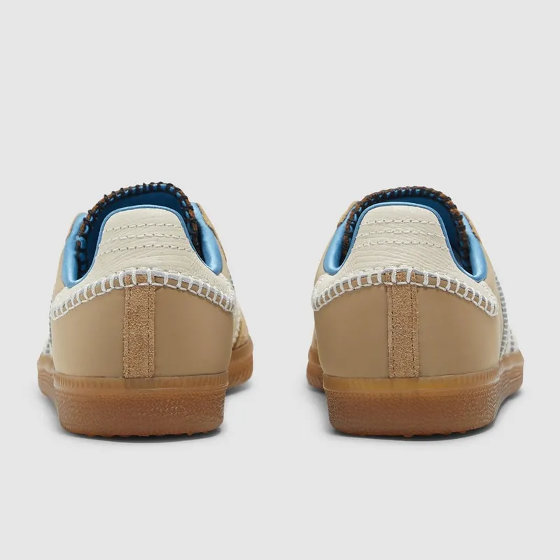 Adidas x Wales Bonner Samba "Desert White"(wonder white/ash blue)