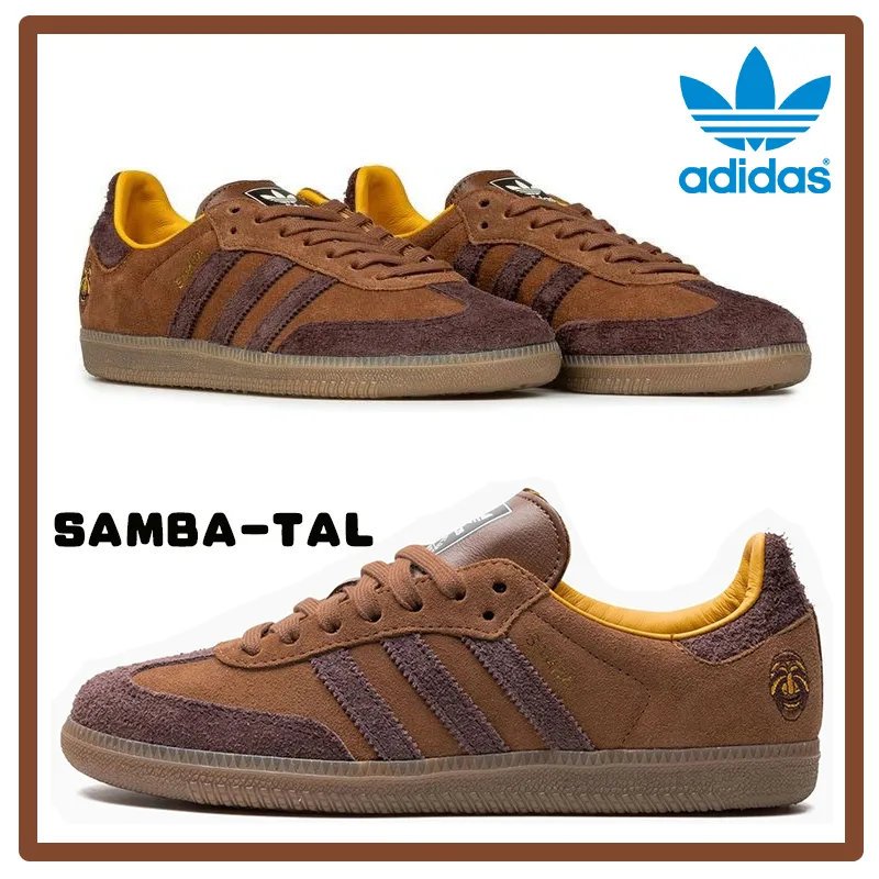 Samba × Jennie　マスク刺繍入り／韓国限定／超話題の大人気アイテム／ブラウン