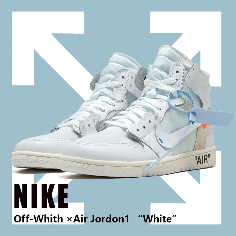 エアジョーダン AIR JORDAN エア オフホワイト ハイ ホワイト エアジョーダン 'WHITE' スニーカー メンズ 【 AIR OFFWHITE X 1 RETRO HIGH OG 2018 WHITE 】
