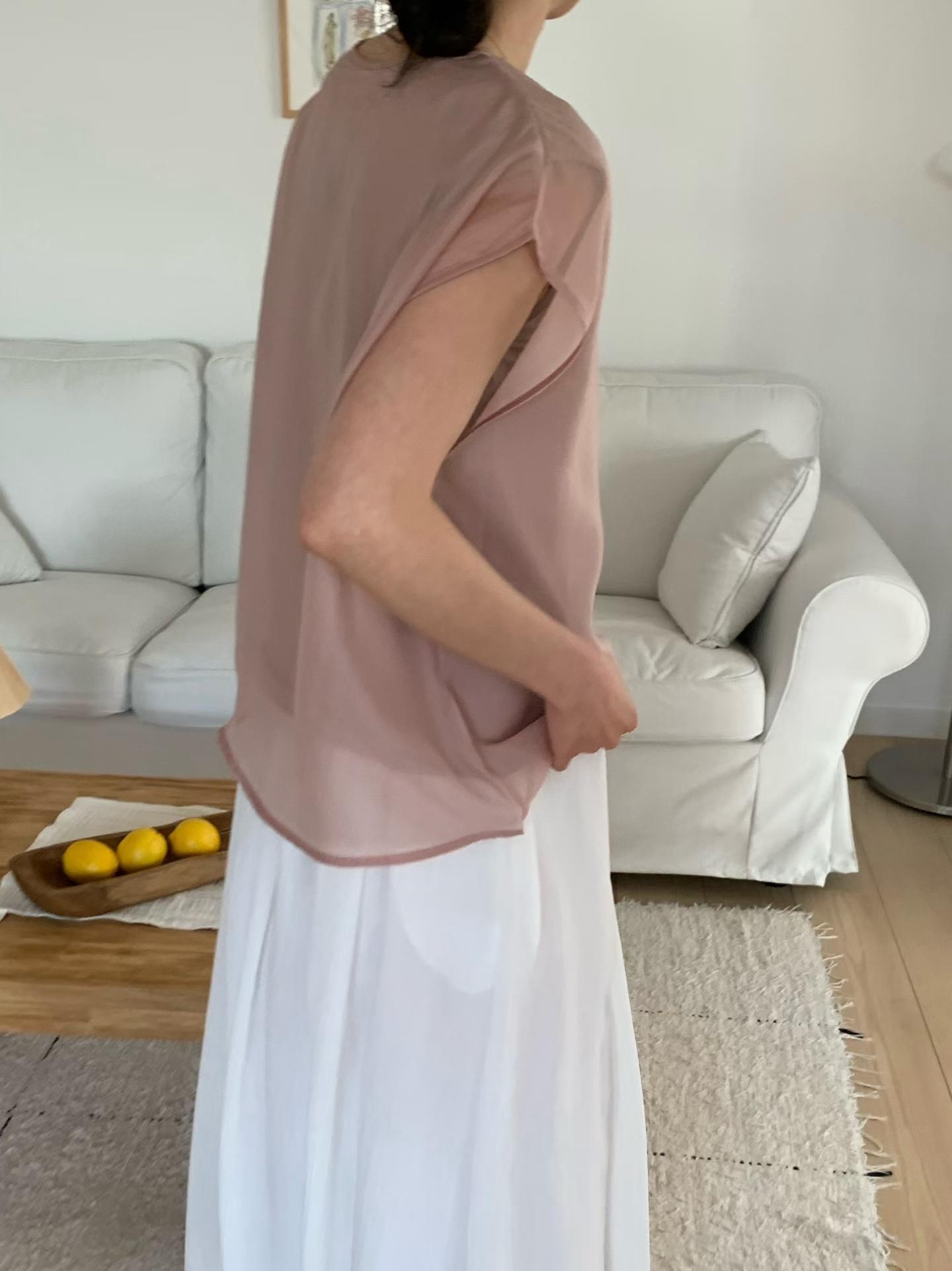 FOSTER CHIFFON OVERLAY BLOUSE