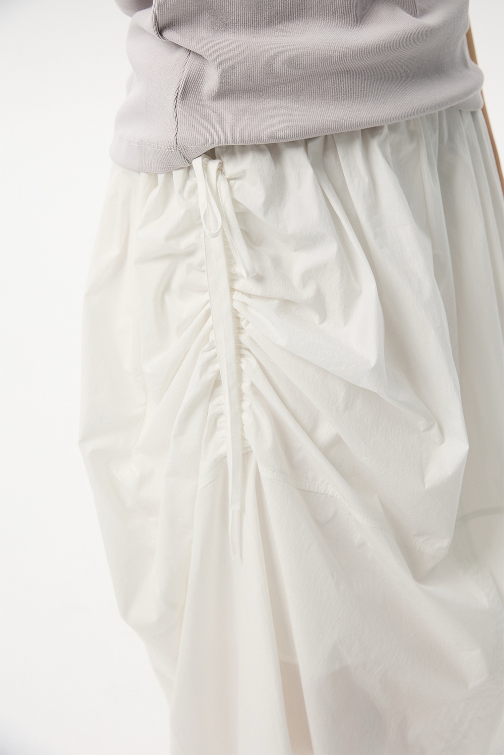 ML22 / UNBALANCED STRING FLARE SKIRT