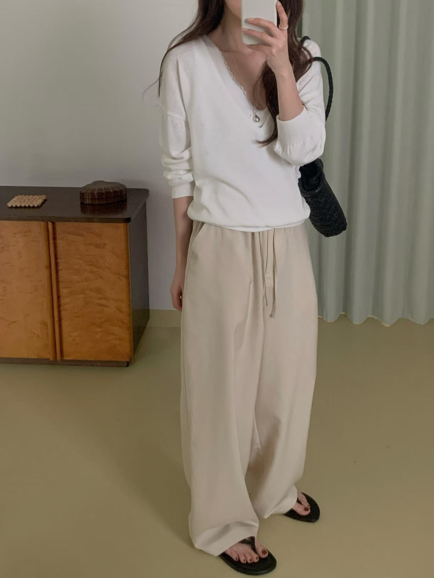 FLOR BUTTON BANDING SLACKS