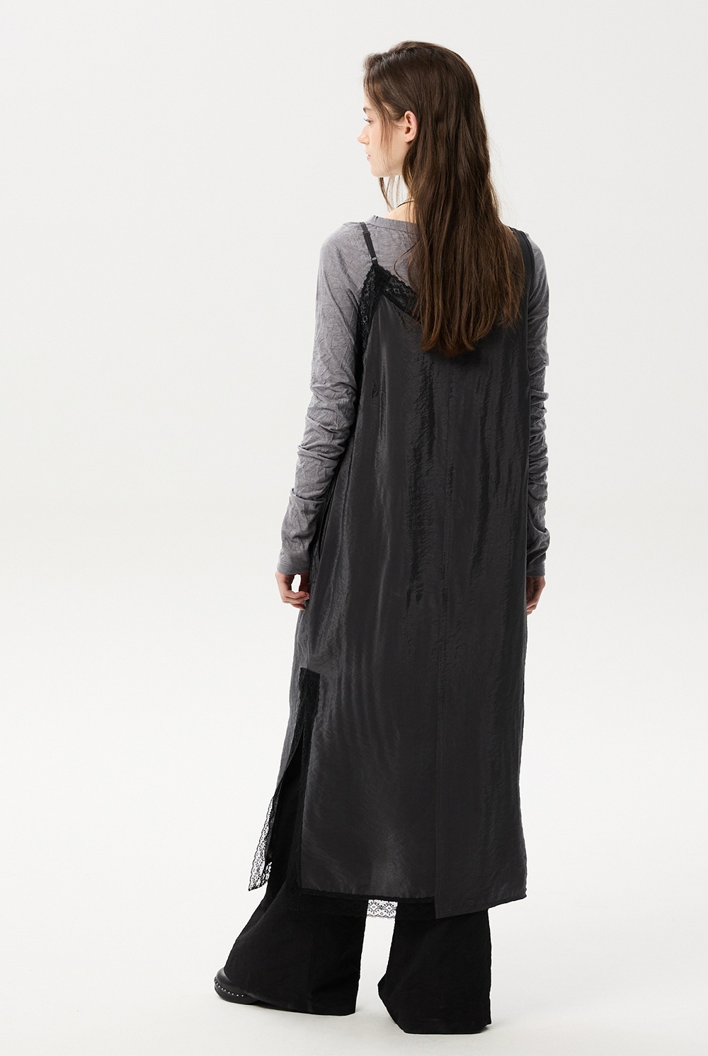 ML14 / UNBALANCED LAYERED DRESS