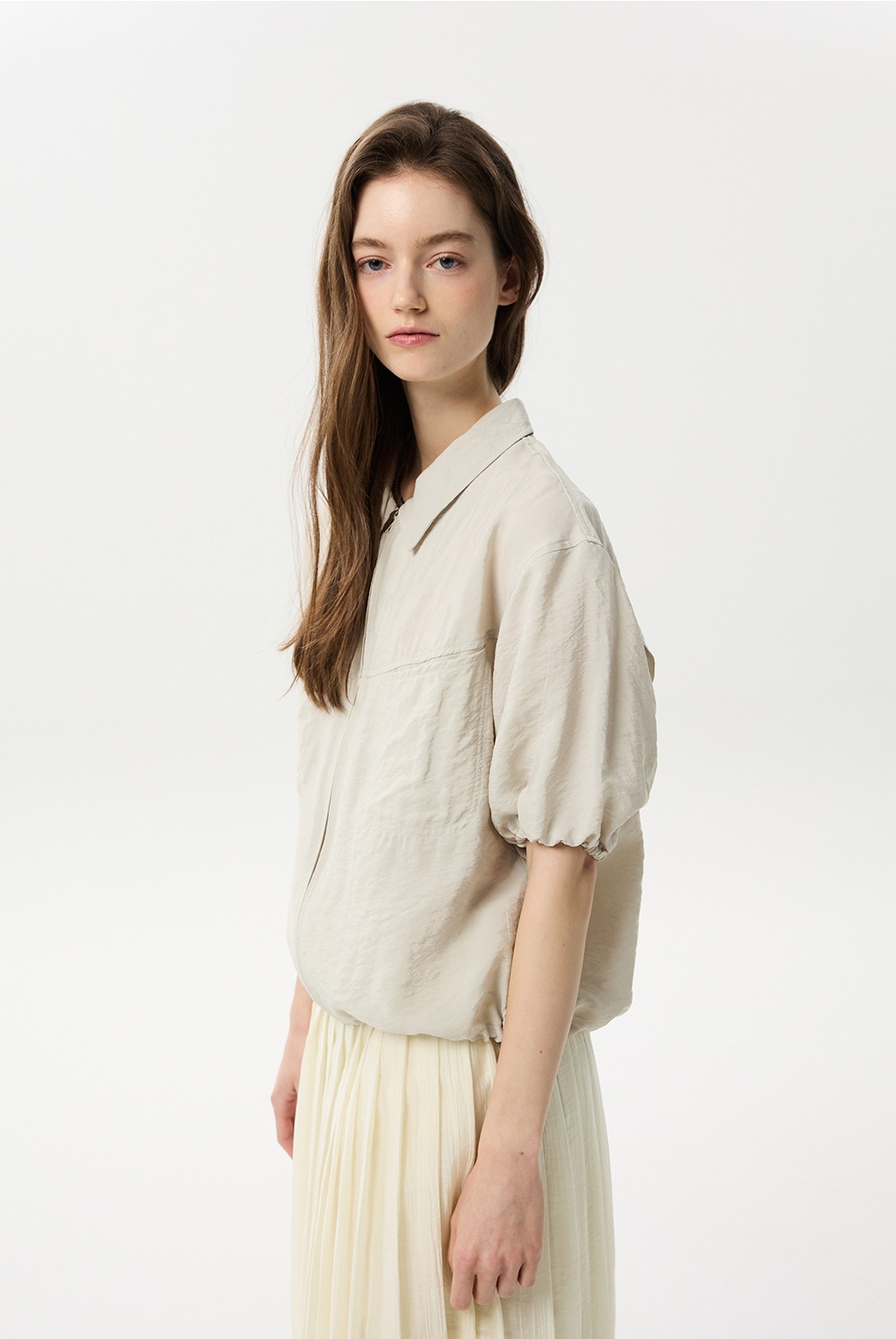 ML10 / SHORT SLEEVE ZIP-UP SHIRTS